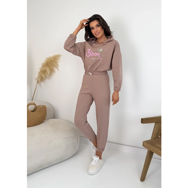 Komplet dresowy damski BLOOM MOJO – bluza + spodnie premium
